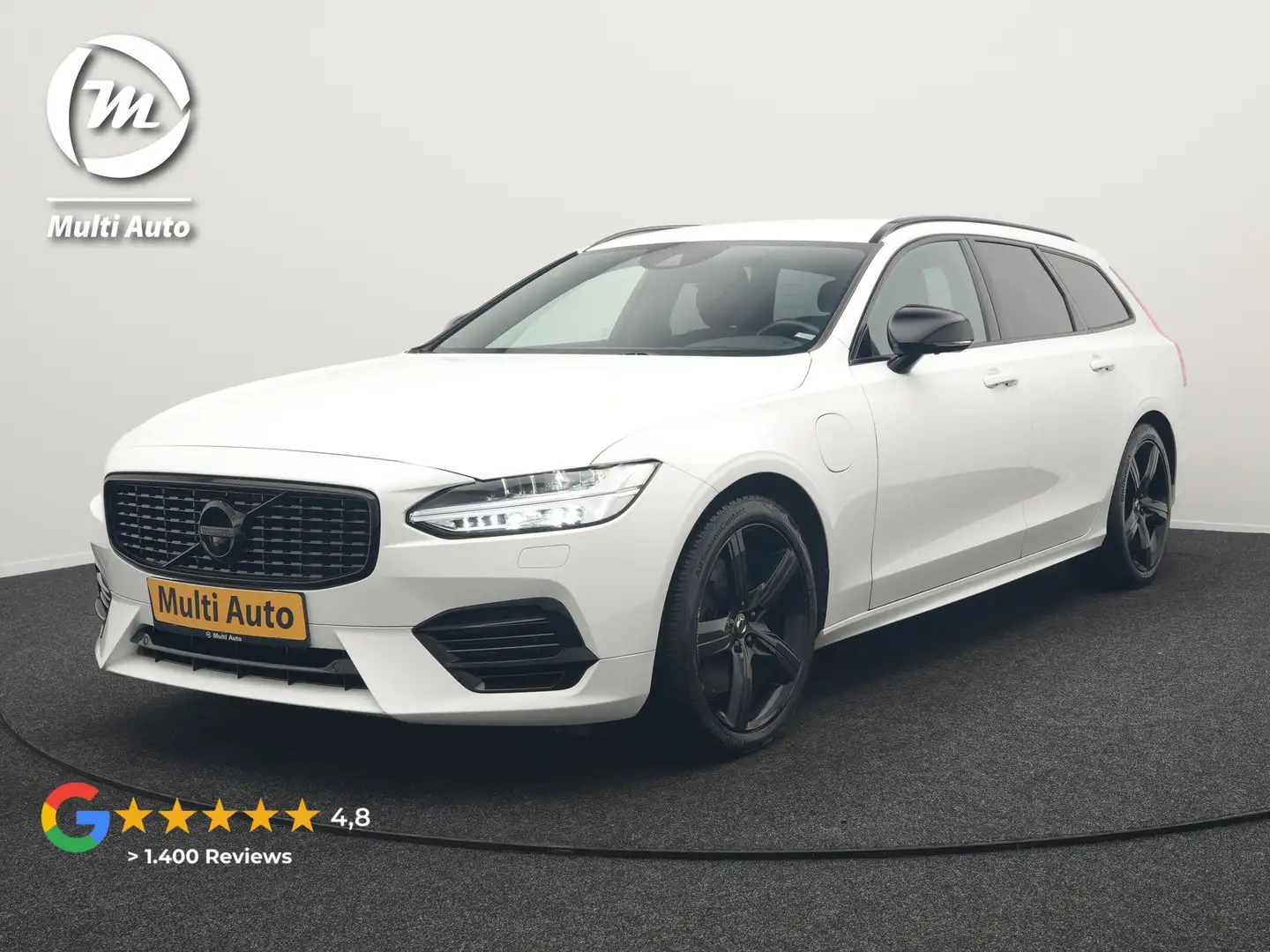 Volvo V90 T8 AWD R-Design Plug In Hybrid 394pk Dealer O.H. P Wit - 1