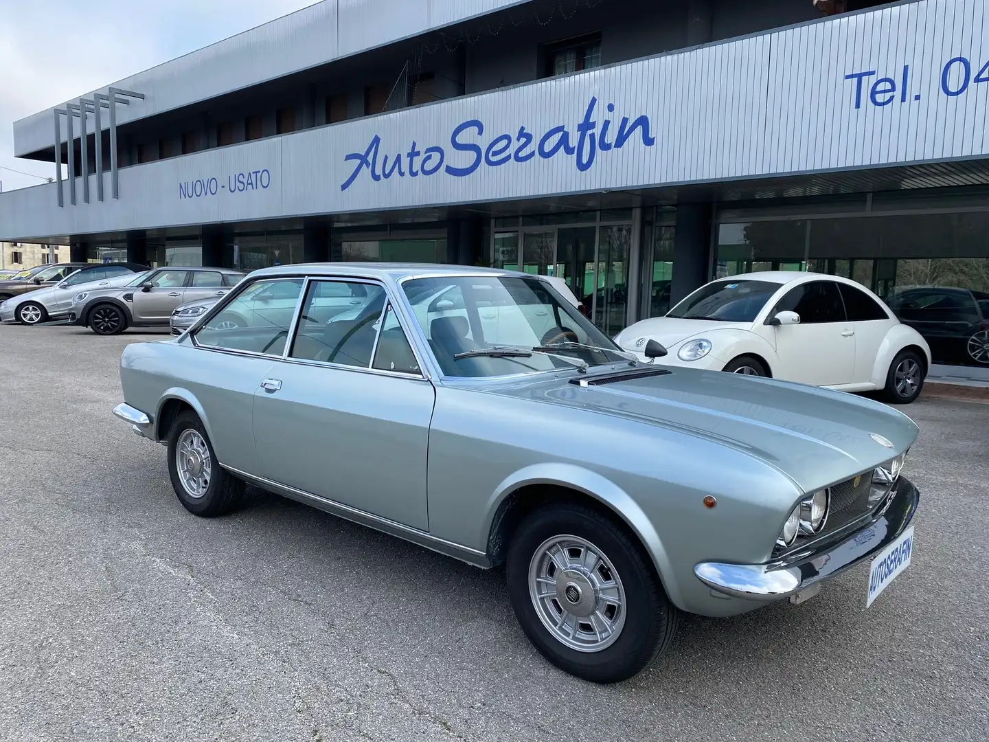 Fiat 124 Coupè 1.6  COMPLETAMENTE RIMESSA A NUOVO Szary - 1