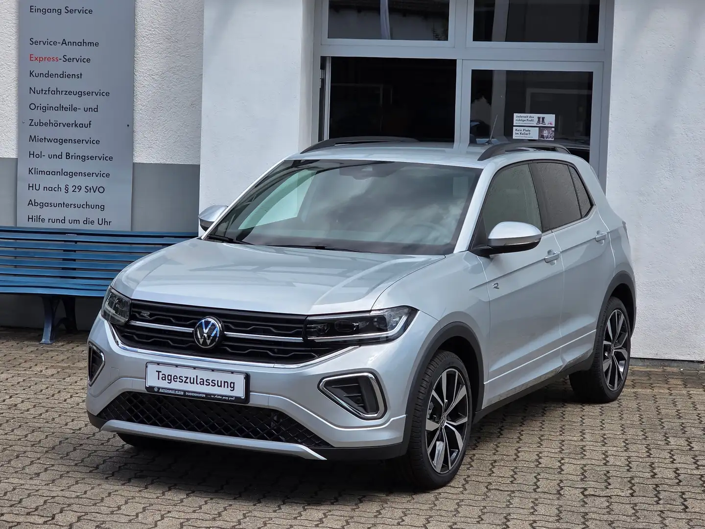 Volkswagen T-Cross R-Line 1.0 TSI DSG, IQ.Light, AHK, 4 J.Garantie Silber - 2