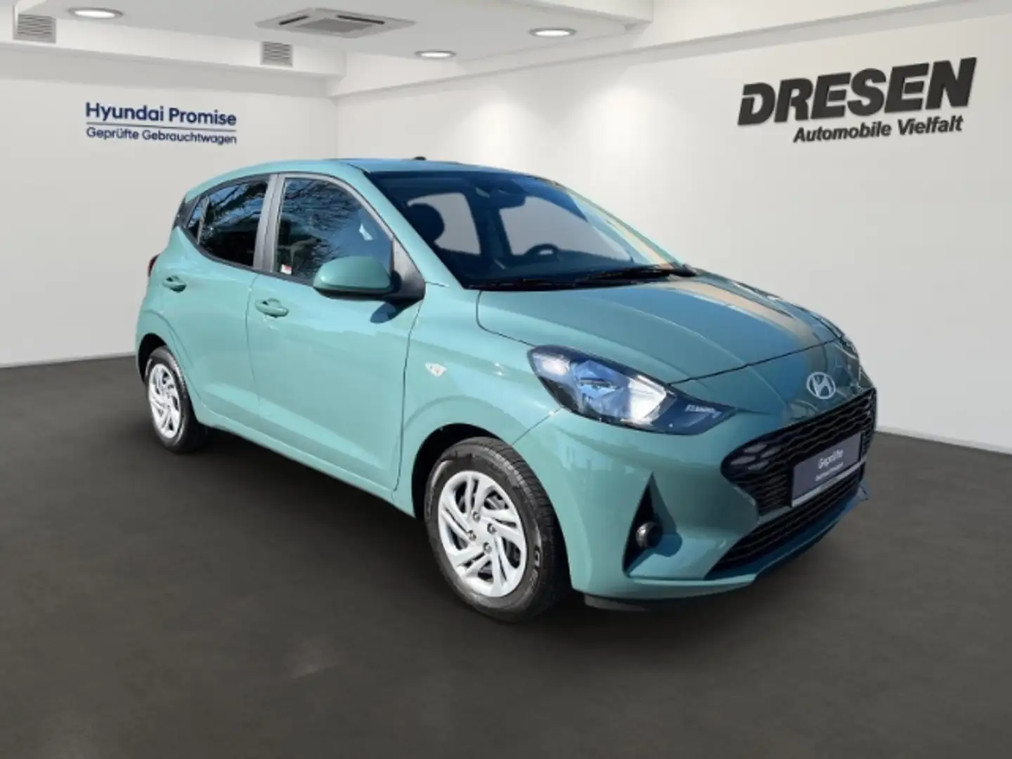 Hyundai i10 Select 1.0 Allwetter+Klima+Telefon Zelená - 2