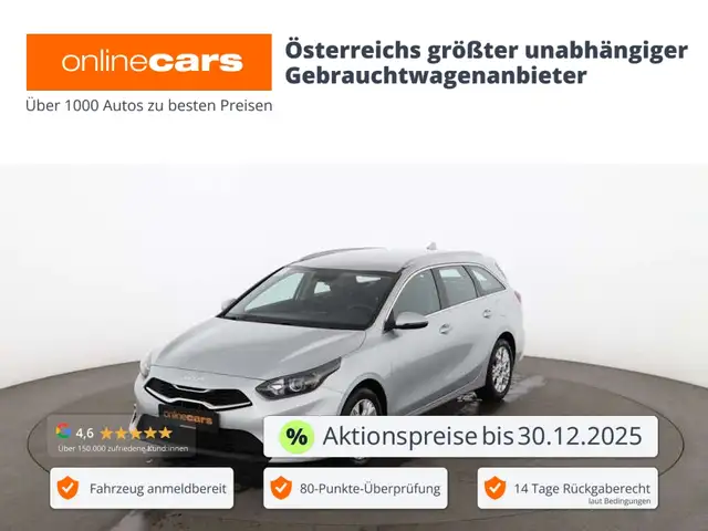 Kia Ceed SW / cee'd SW Ceed SW 1.6 CRDi Silber NAVI R-CAM ASSIST TEMP