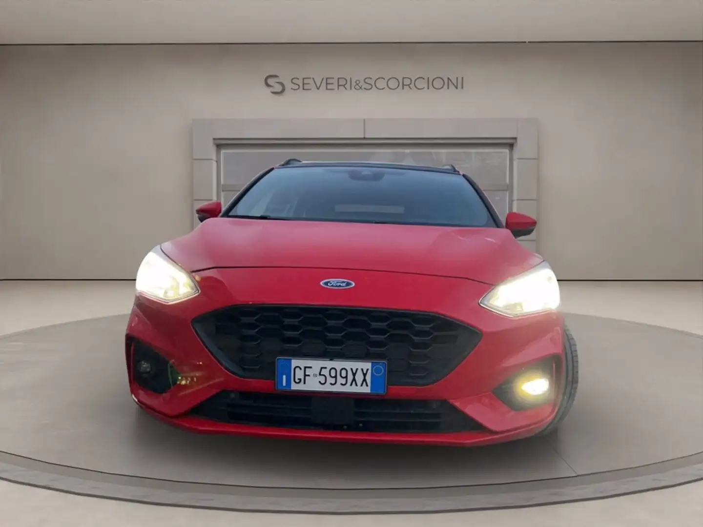 Ford Focus sw 1.0 ecoboost h business 125cv Rosso - 2
