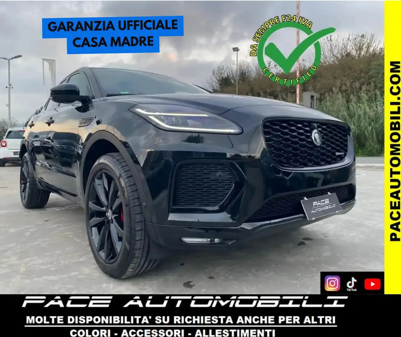 Jaguar E-Pace D165 AWD SE AWD PDC KAMERA R DYNAMIC R-DYNAMIC 20" Nero - 1