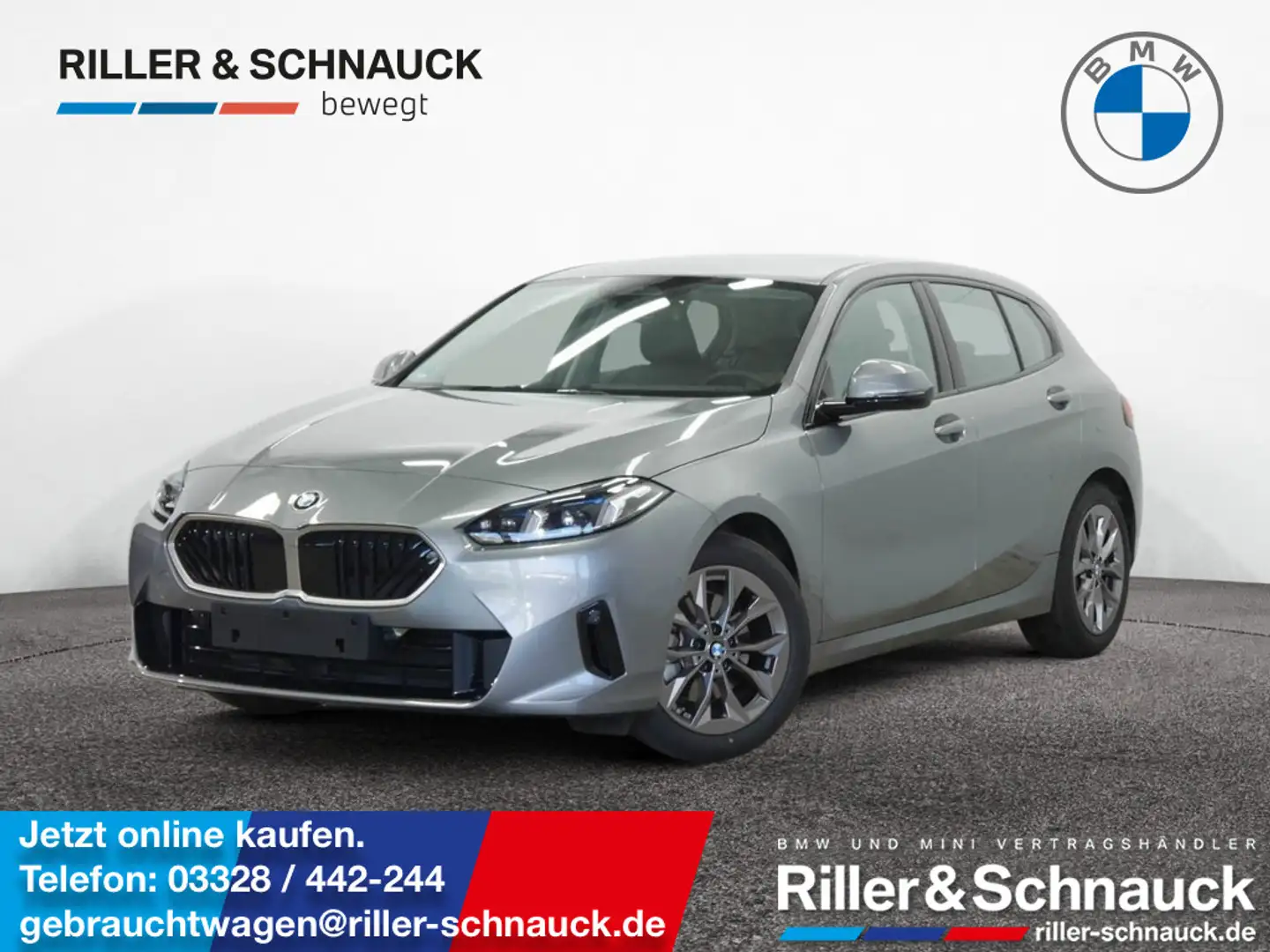 BMW 120 i LED+NAVI+KAM+SHZG Grau - 1