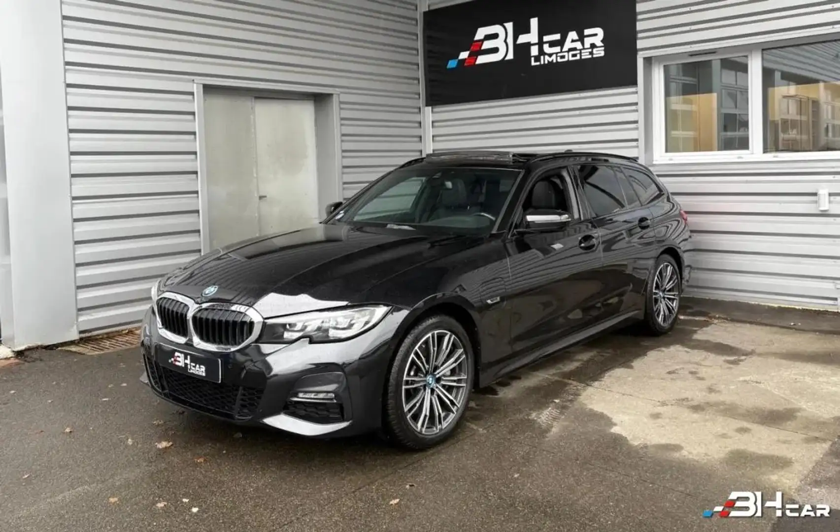 BMW 330 330e Touring (G21) 292 M-SPORT BVA TVA Récupérable Noir - 2