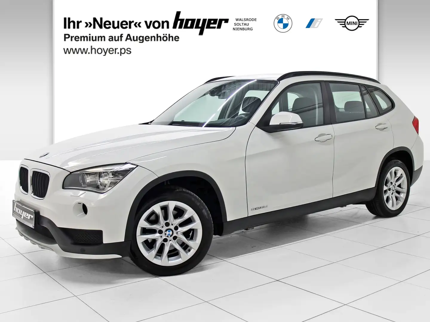 BMW X1 sDrive18d Xenon Tempomat USB Klimaaut. Shz Weiß - 1