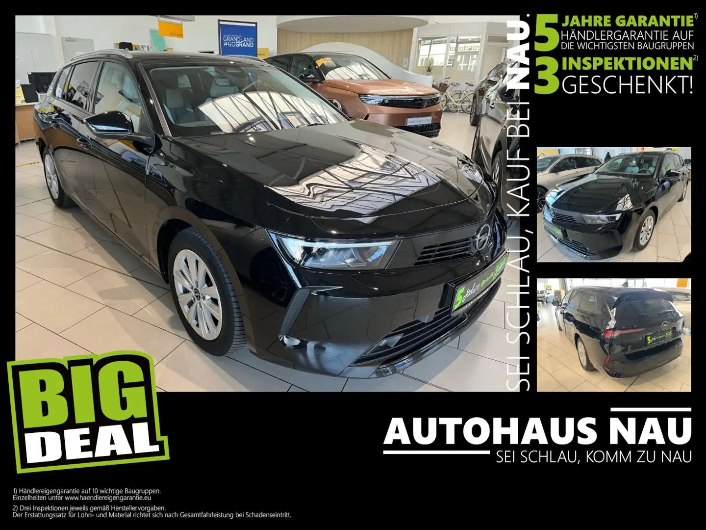 Opel Astra L Sports Tourer 1.5 Diesel Elegance Inkl. Inspekti Schwarz - 1