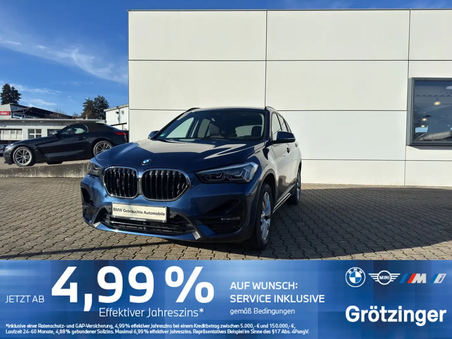 BMW X1 sDrive20d Sport Line LED+Navi+AHK+PDC+GRA Blau - 1