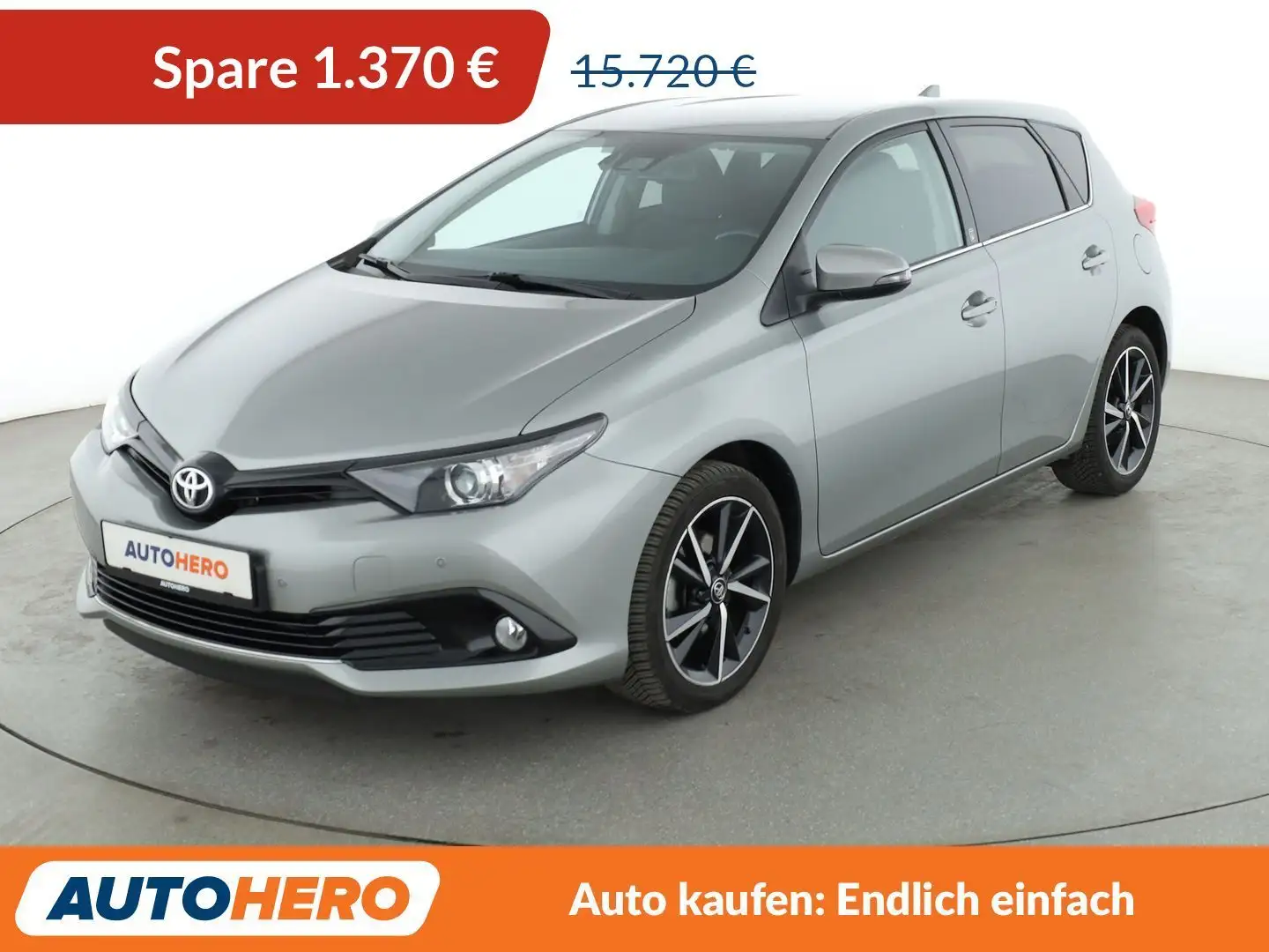 Toyota Auris 1.2 Turbo Team D*NAVI*TEMPO*CAM*PDC*SHZ*KLIMA* Grau - 1