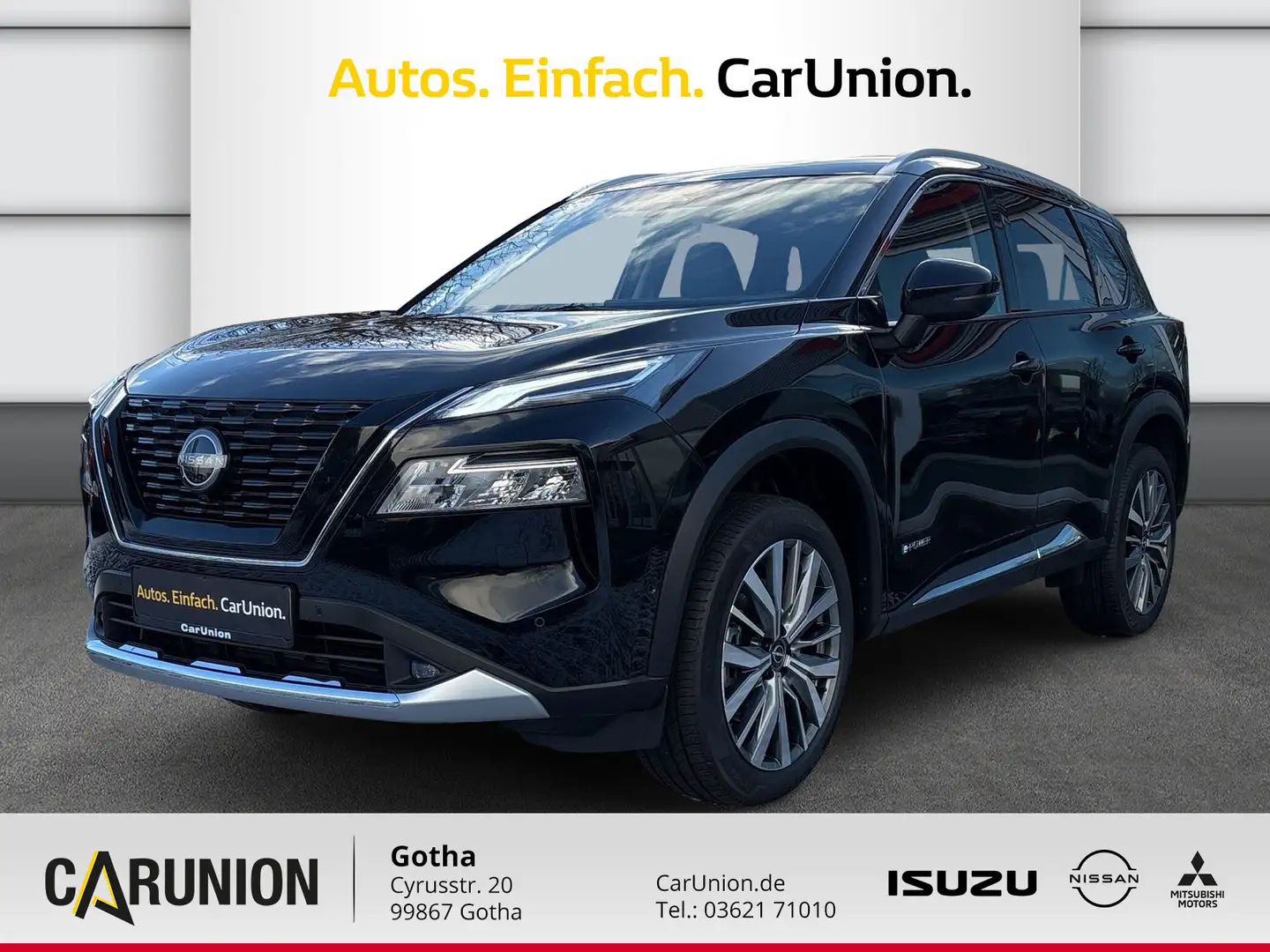 Nissan X-Trail 1.5 VC-T e-4ORCE 4x4 Tekna Schwarz - 1