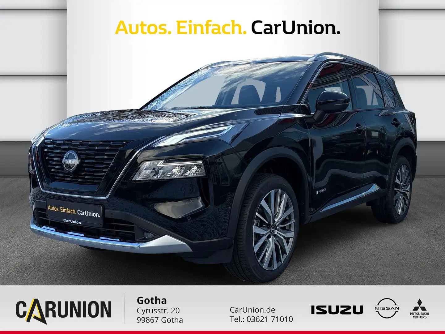 Nissan X-Trail 1.5 VC-T e-4ORCE 4x4 Tekna Schwarz - 1