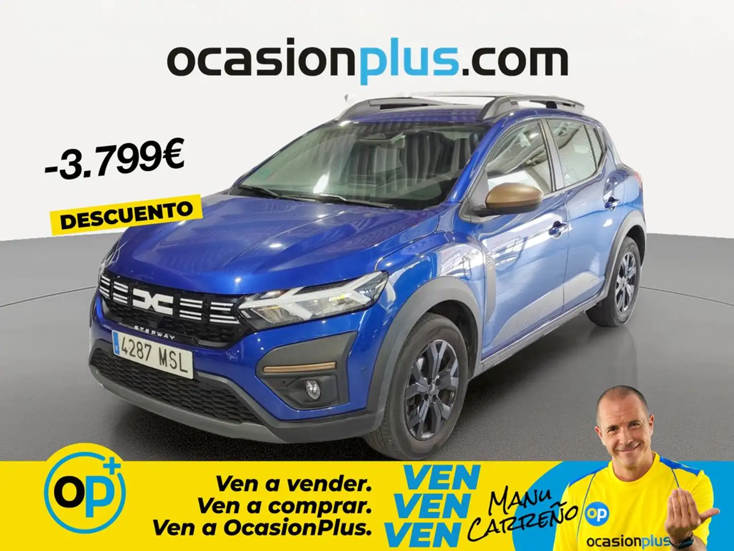 Dacia Sandero Stepway TCe Extreme Go 81kW Azul - 1