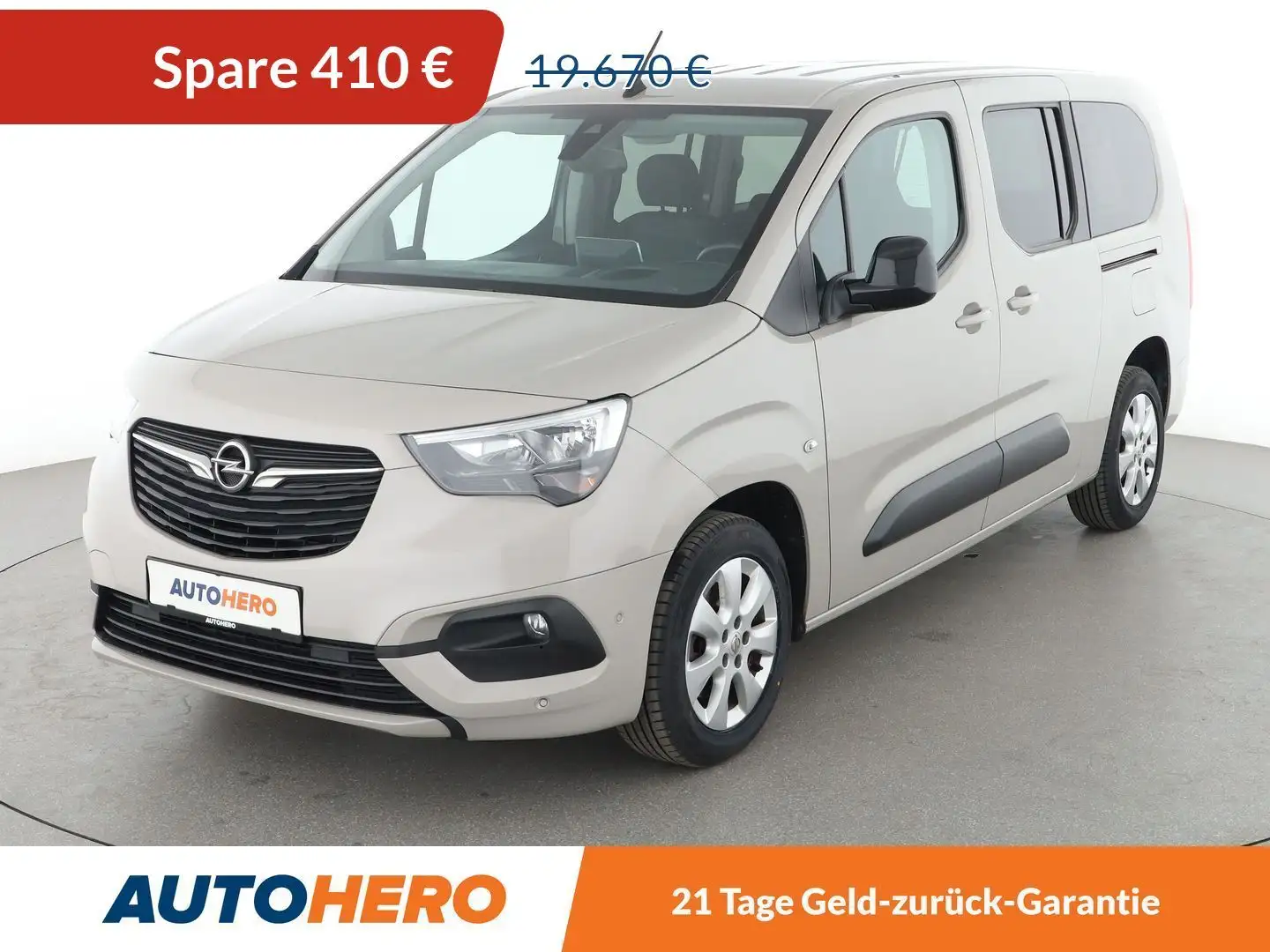Opel Combo Life 1.2 Turbo Elegance Aut.*NAVI*CAM*HEADUP*PDC*SHZ* Grau - 1
