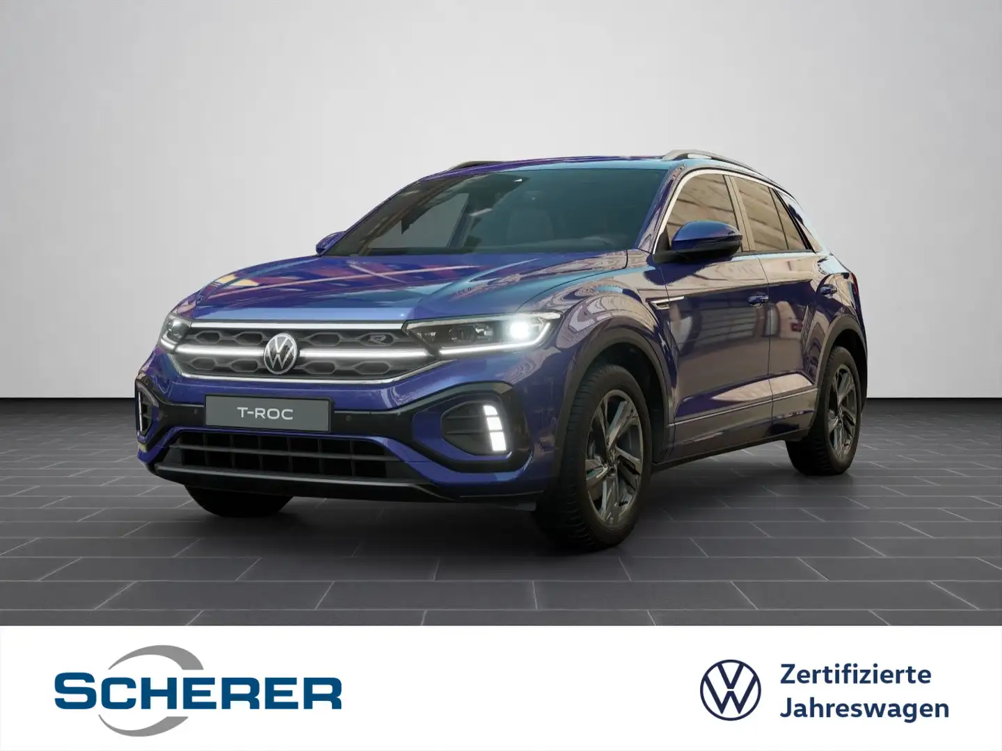 Volkswagen T-Roc T-ROC R-Line 2.0 TDI DSG | 5J Garantie | ACC | A Blau - 1