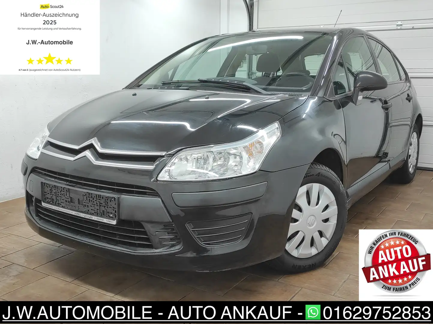 Citroen C4 1.4 16V *TÜV NEU* ALLWETTER KLIMA EURO-4 BC TEM Schwarz - 1