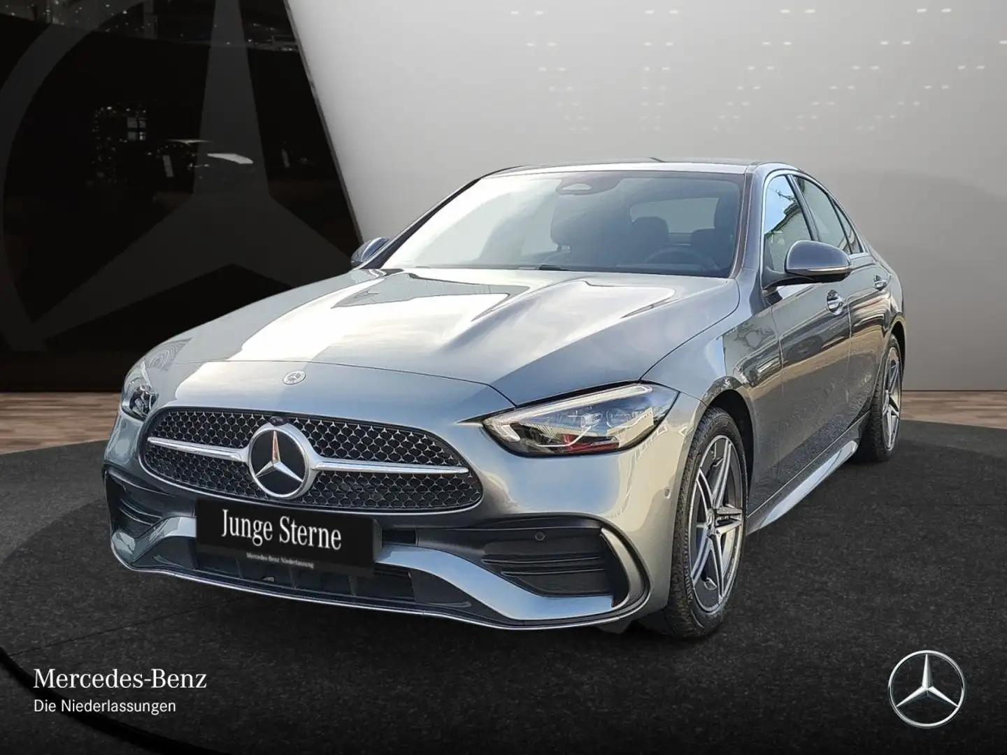Mercedes-Benz C 200 AMG+360+AHK+LED+TOTW+KEYLESS+9G Grau - 2
