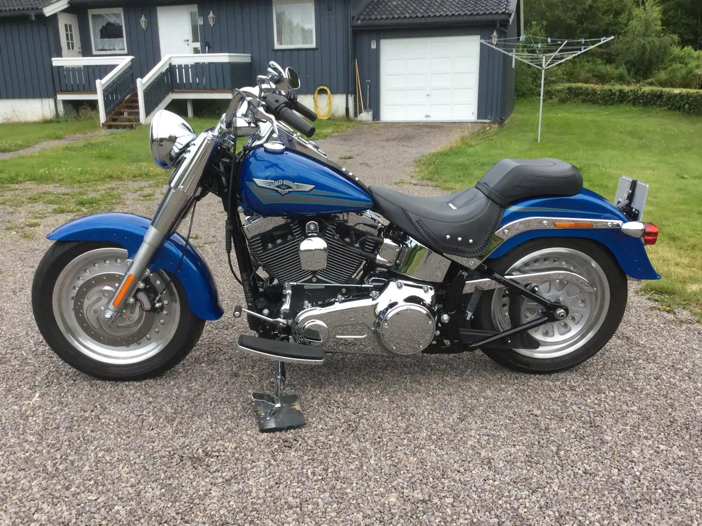 Harley-Davidson Fat Boy FLSTF Modrá - 2