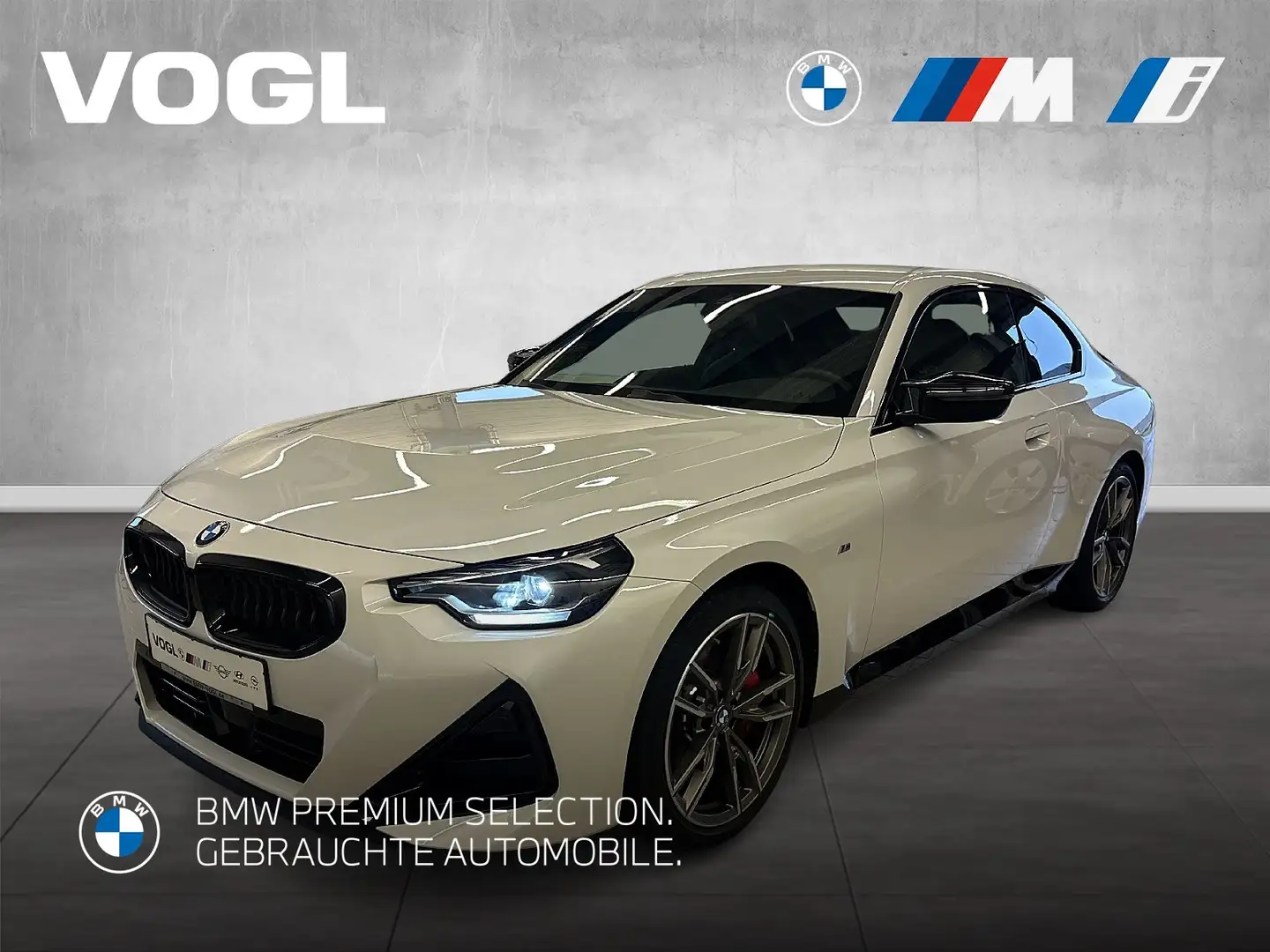 BMW 240 M240i xDrive Coupé Klimaautomatik SHZ PDC Weiß - 1
