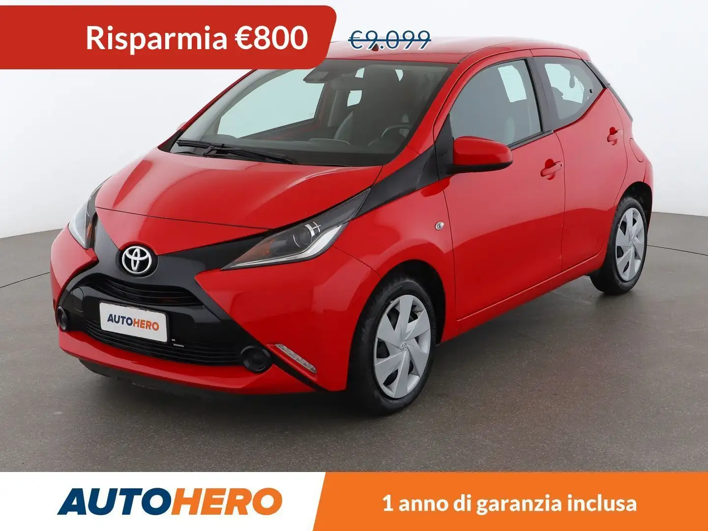 Toyota Aygo 1.0  x-cool 69 CV Rosso - 1