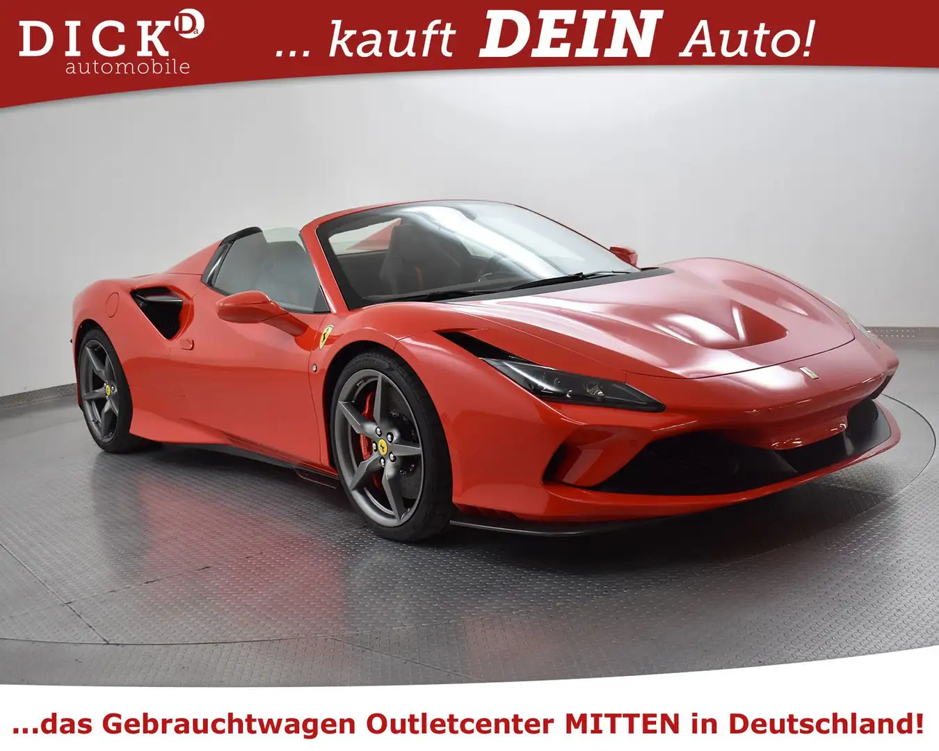 Ferrari F8 Spider VOLL CARBONRECING+LIFT+JBL+KAM+ALCAN Rot - 1