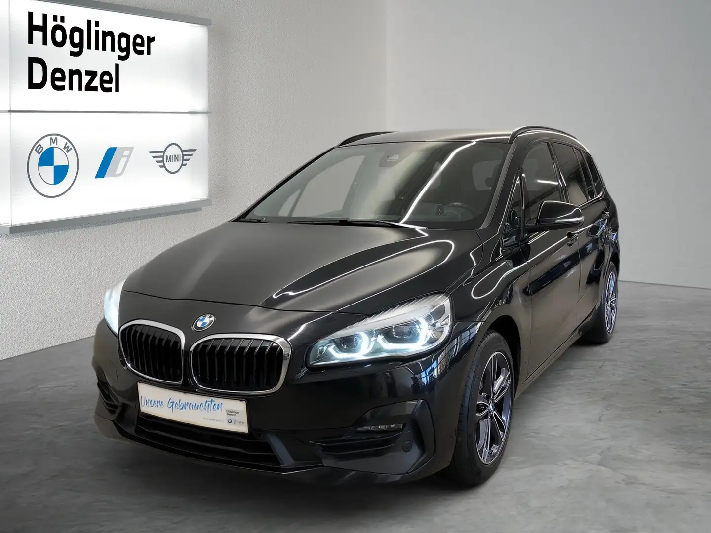 BMW 218 218d Gran Tourer Schwarz - 1
