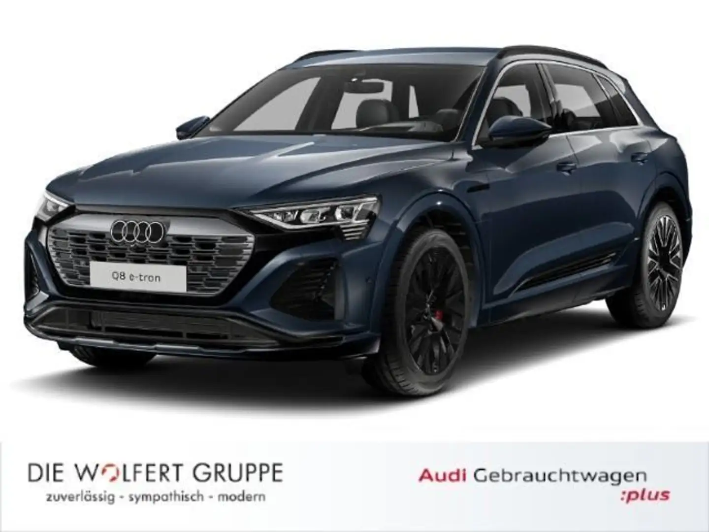 Audi Q8 e-tron S line 55 quattro ACC+360°+HUD+MATRIX Blau - 1