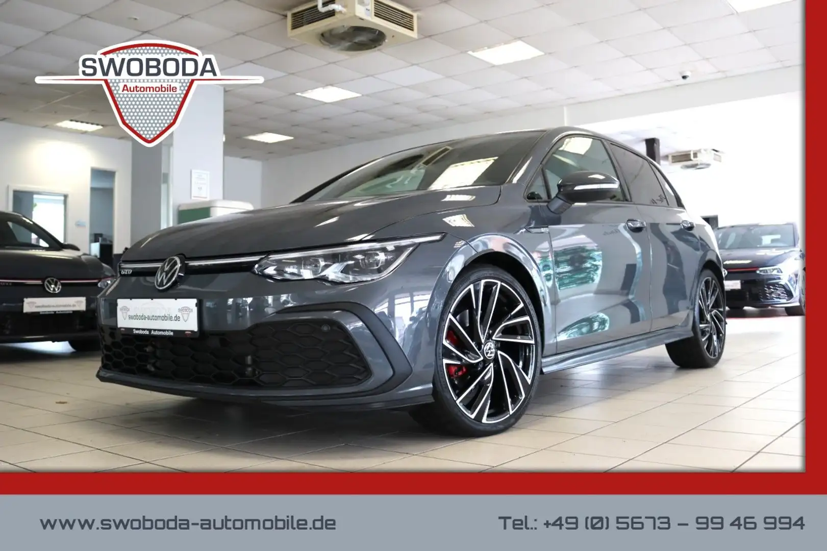 Volkswagen Golf VIII GTD DCC AHK PDC STHZ Matrix DAB+ Gris - 1