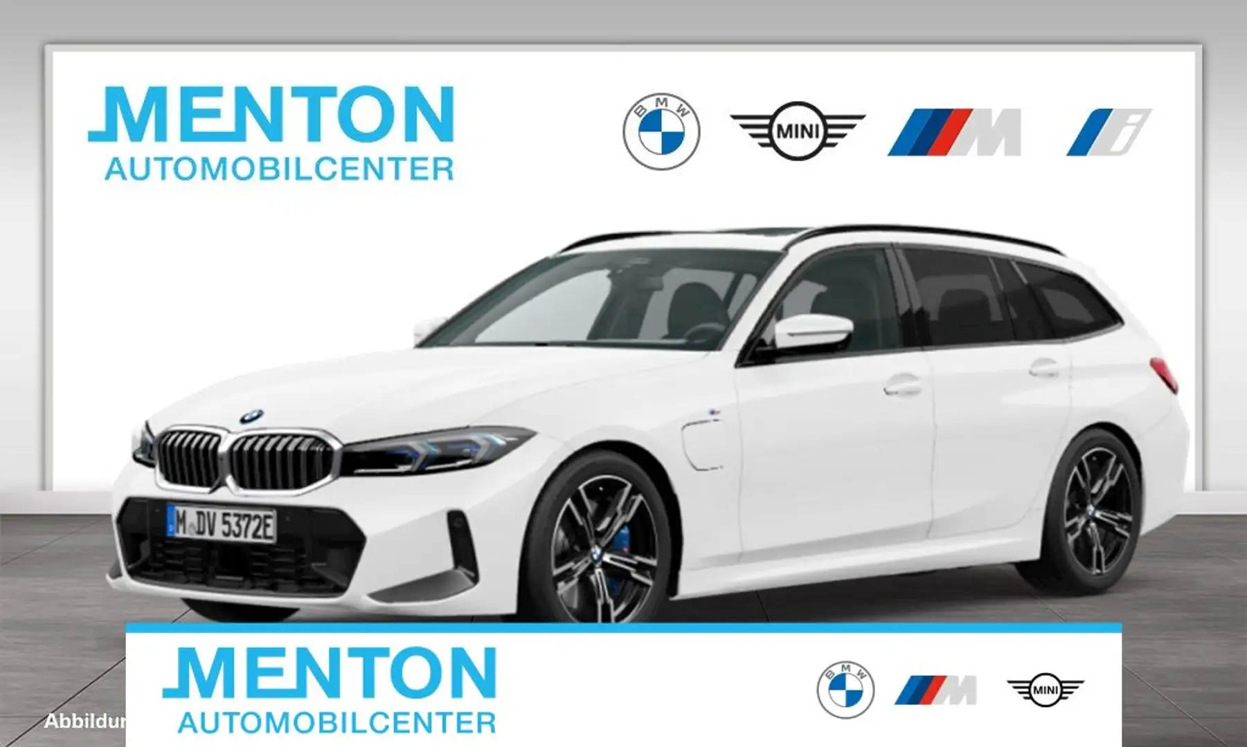 BMW 330 e M Sportpaket/AHK/Panorama/Harman/ad.LED Weiß - 1