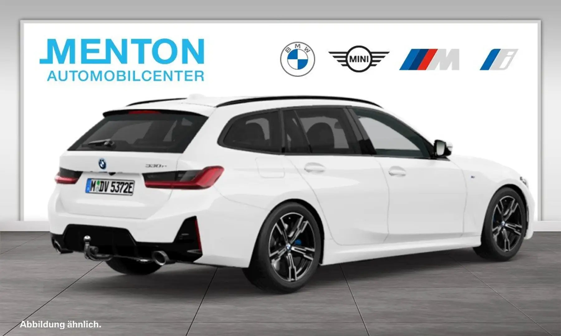 BMW 330 e M Sportpaket/AHK/Panorama/Harman/ad.LED Weiß - 2