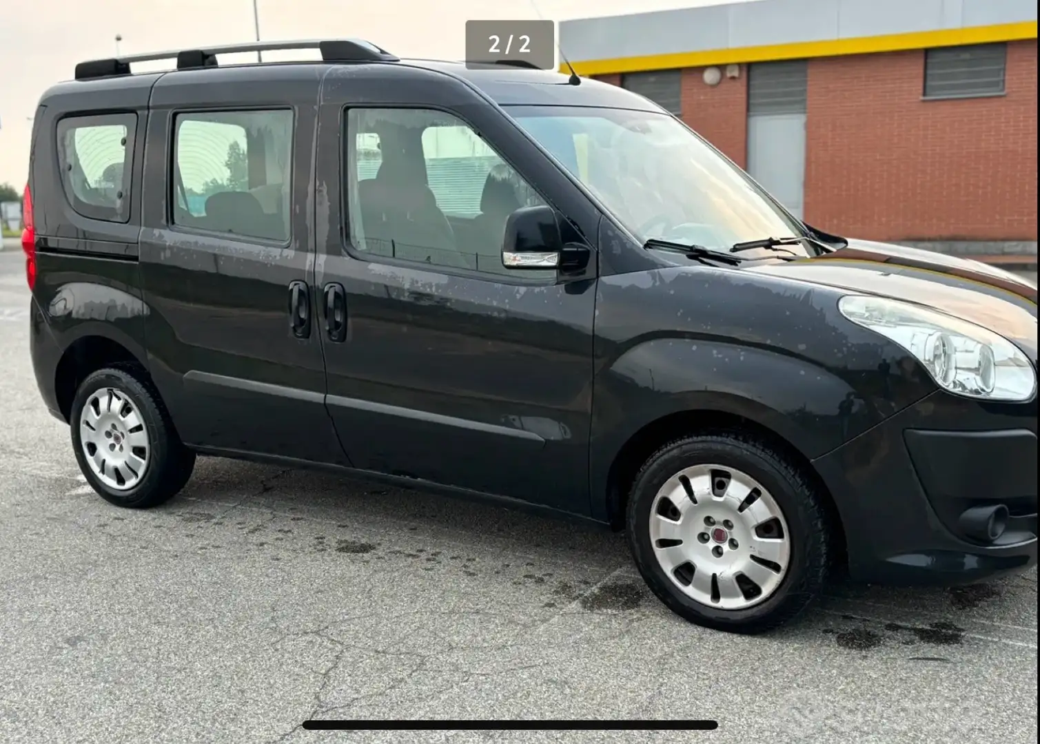 Fiat Doblo 2.0 mjt 16v 7 POSTI Nero - 2