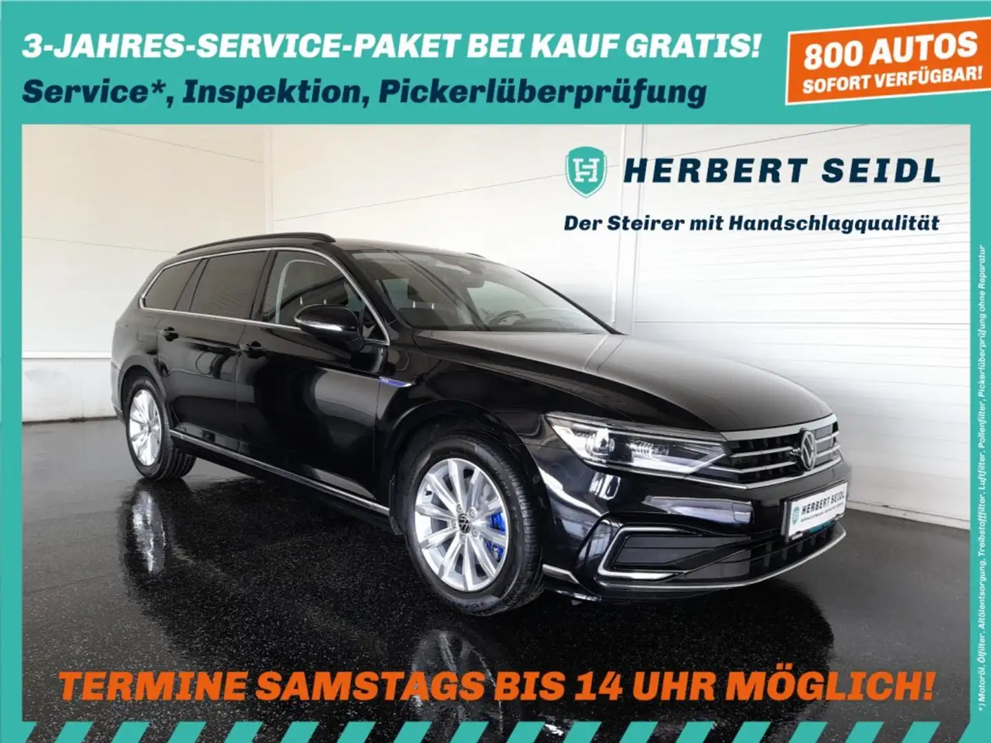 Volkswagen Passat Variant GTE PHEV DSG *MATRIX-LED / VIRTUELL PRO / NAVI / 17 ZOLL / AHV & KAMERA / ACC / SPORT MASSAGESITZ* Schwarz - 1
