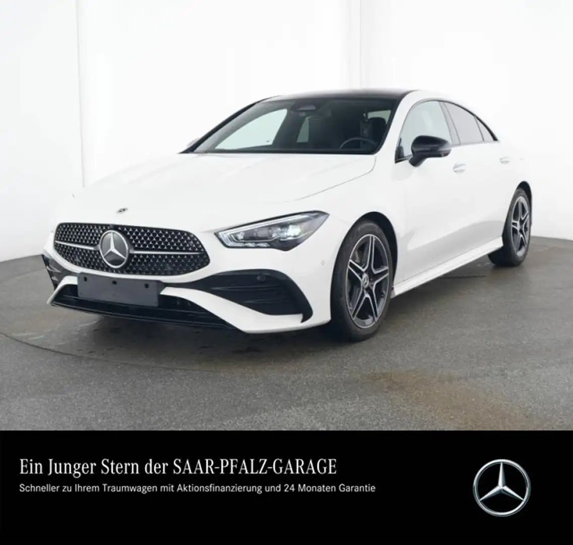 Mercedes-Benz CLA 200 CLA 200 Coupé AMG*NIGHT*BURM*MBEAM*PANO*HUD*360° Blanco - 1