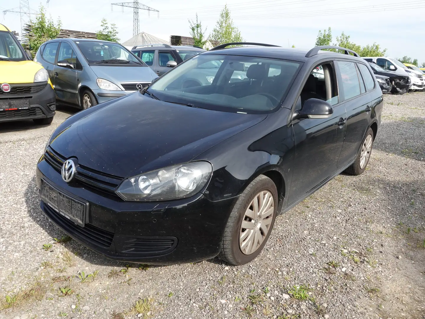 Volkswagen Golf Variant 1,6 TDI Zwart - 1