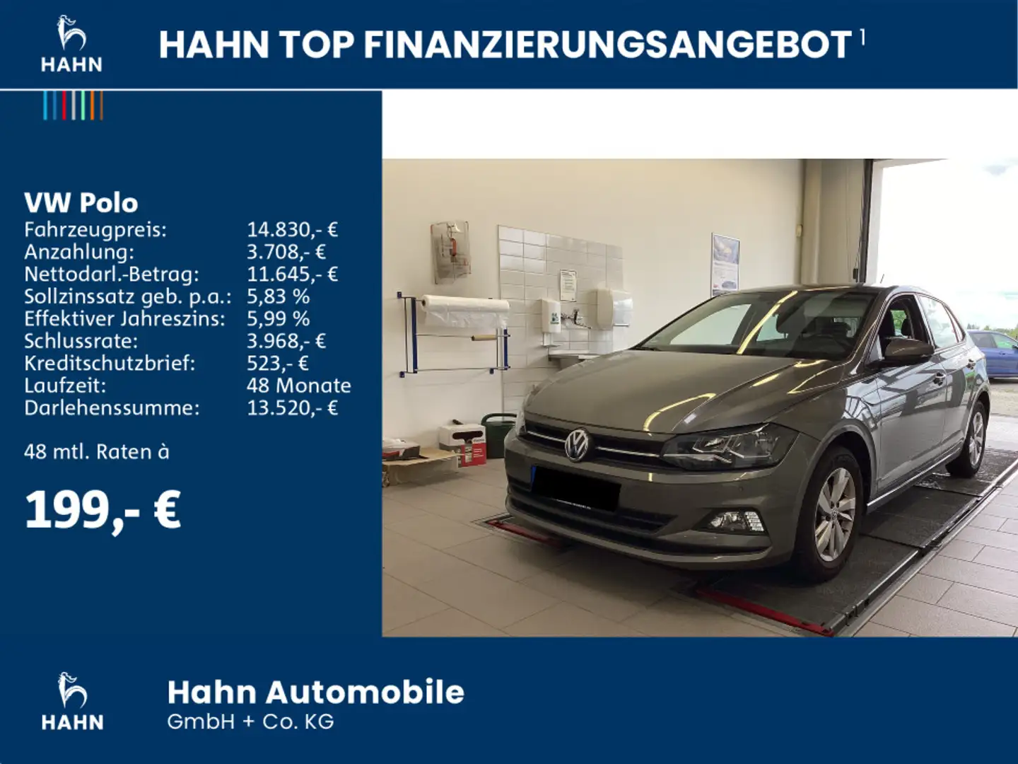 Volkswagen Polo 1.0TSI Comfortline Einparkh Klima Sitzh Rad Grau - 2