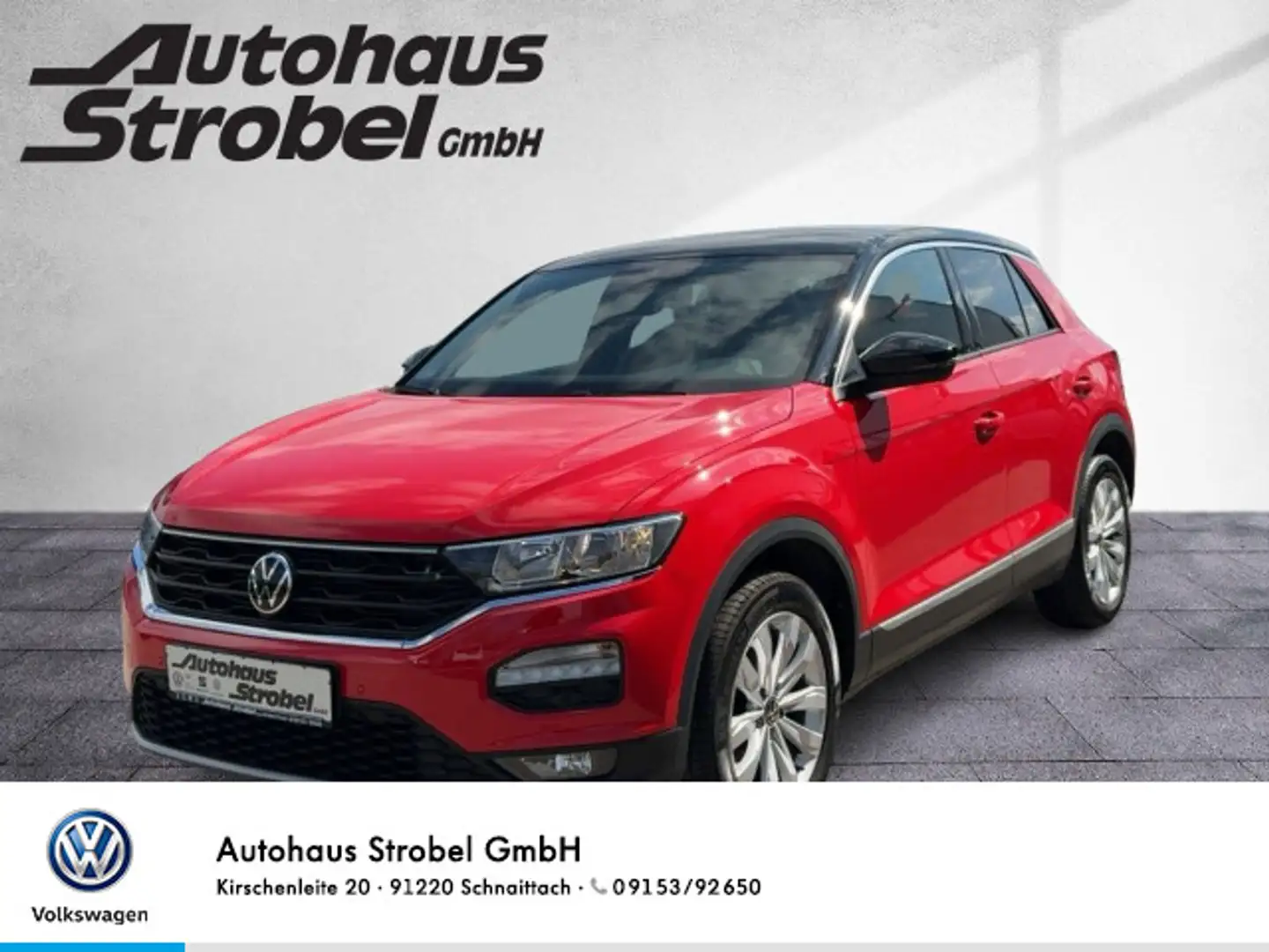Volkswagen T-Roc 1.5 TSI Sport AHK Navi Kamera Lane Ass. Bl Rot - 1