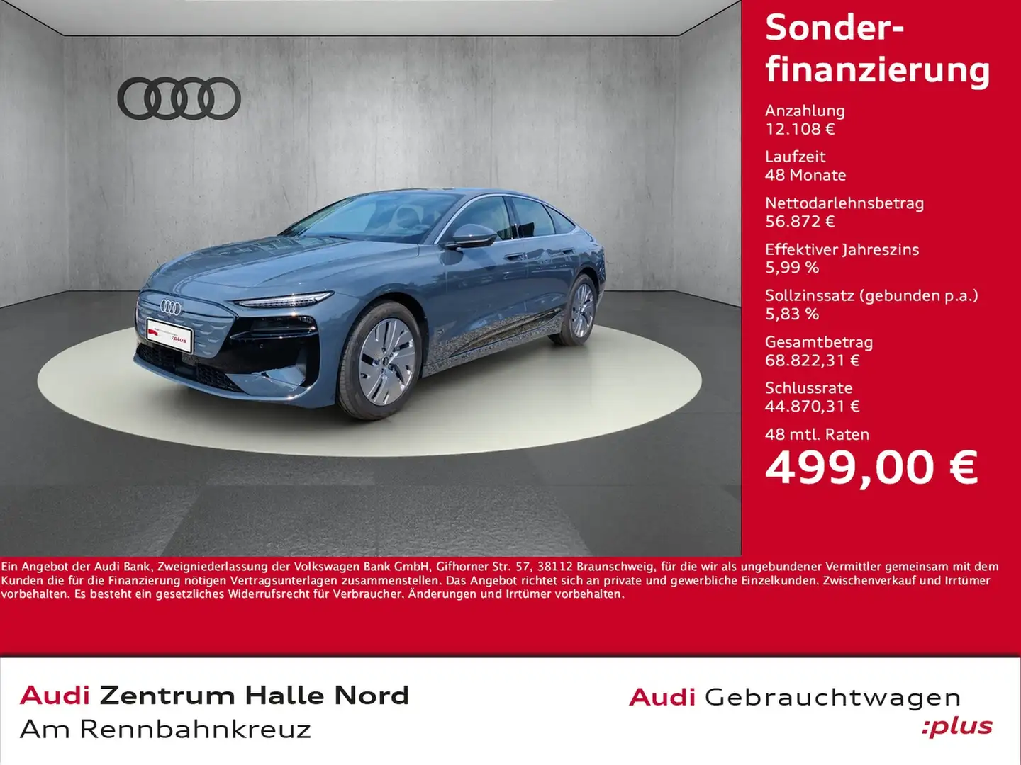 Audi A6 e-tron 315 kW quattro Grau - 1