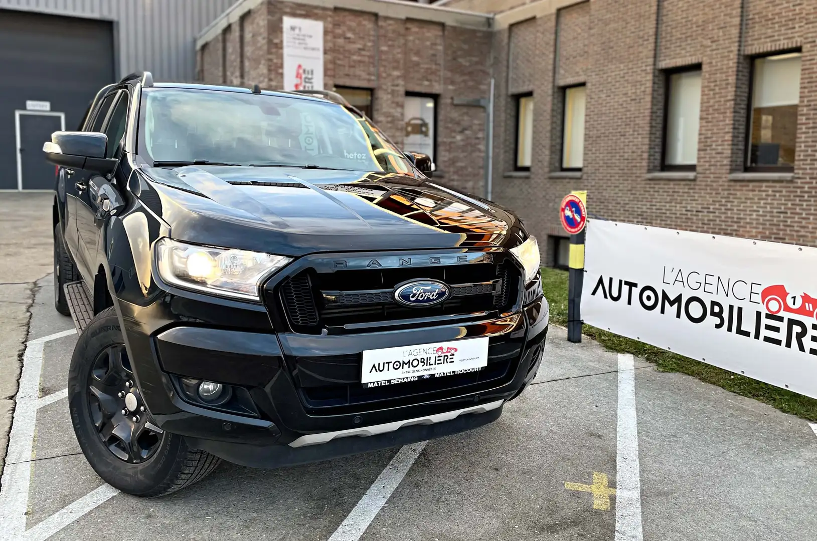 Ford Ranger 3,2D 1er prop 23.140€ htva Garantie 12m Zwart - 1