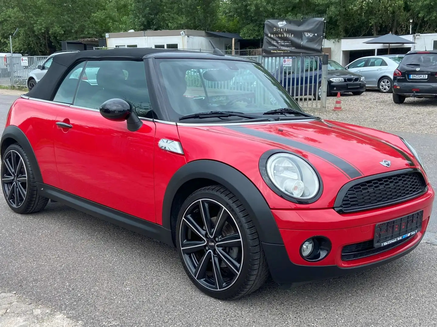 MINI Cooper Cabrio Cooper Aut./Klimaaut./Sitzheizung/Neu Verdeckk Czerwony - 1