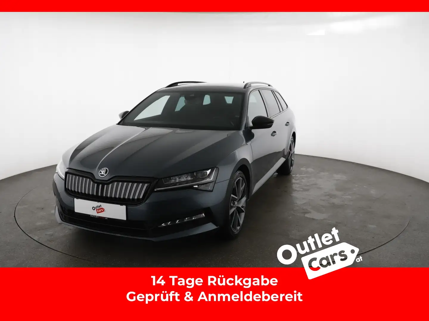 Skoda Superb Combi 1.4 TSI iV Sportline MATRIX+LED+RFK Grau - 1