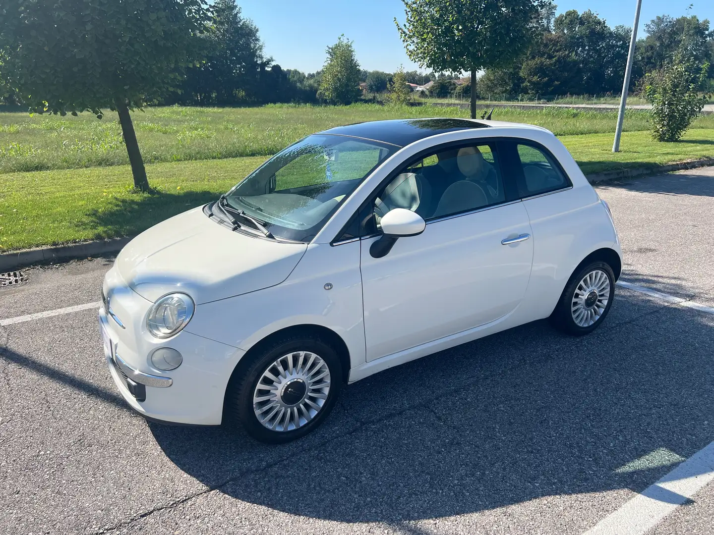 Fiat 500 500 1.4 Lounge UNICO PROPRIETARIO ok Neopatentati Bianco - 2