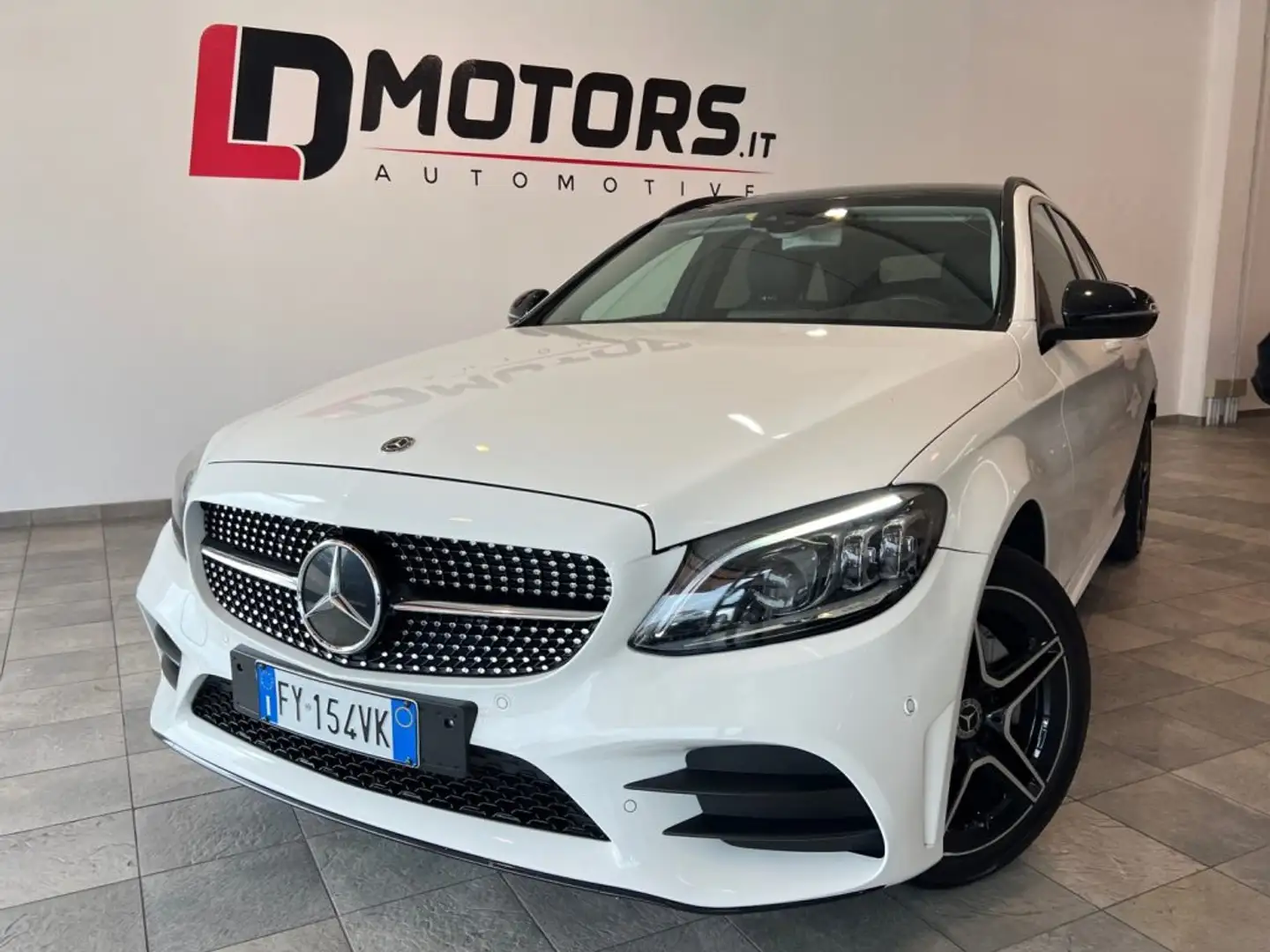 Mercedes-Benz C 220 d S.W. 4Matic Auto Premium AMG Line Bianco - 2