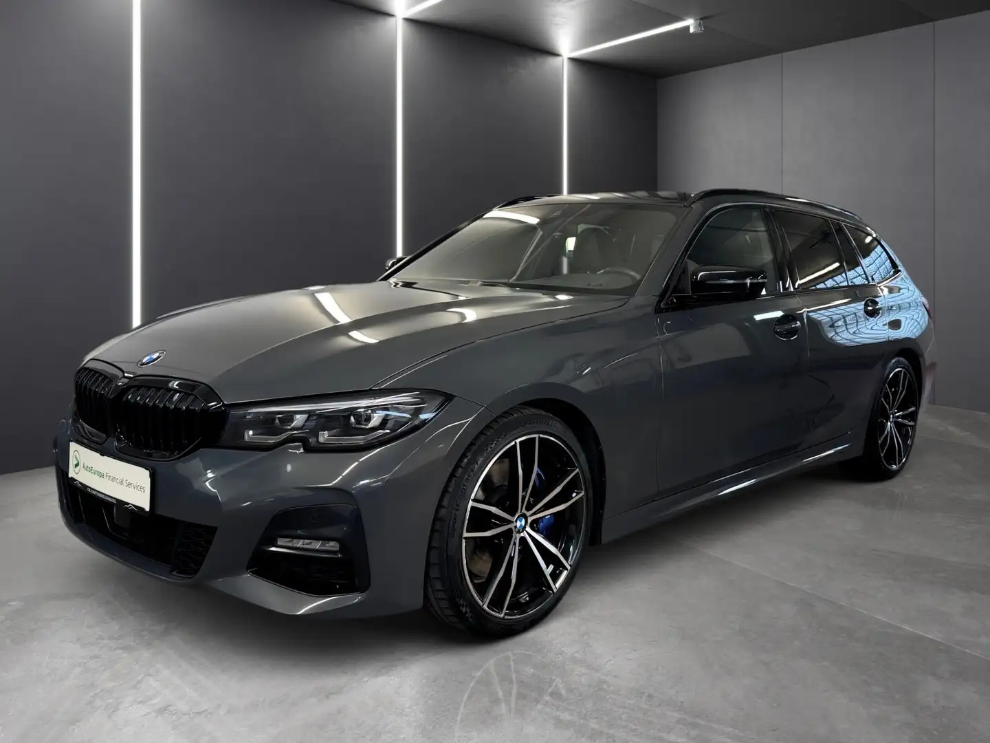 BMW 330 330 d M Sport - AHK, M Bremse, Live, Shadow-Line Gris - 1