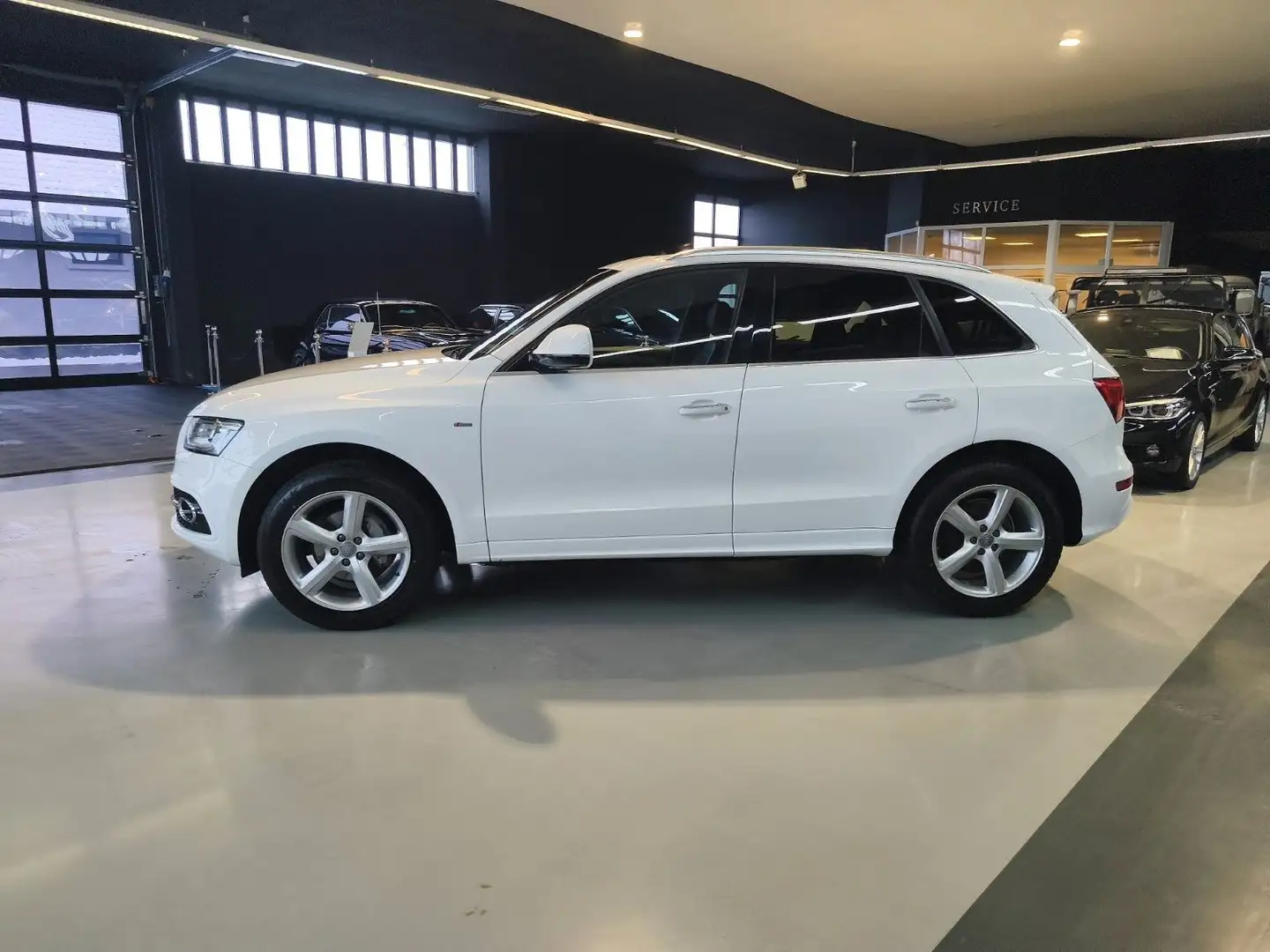 Audi Q5 2.0TFSI Quattro AHK Standh. 3*S-Line+Glasdach Weiß - 2