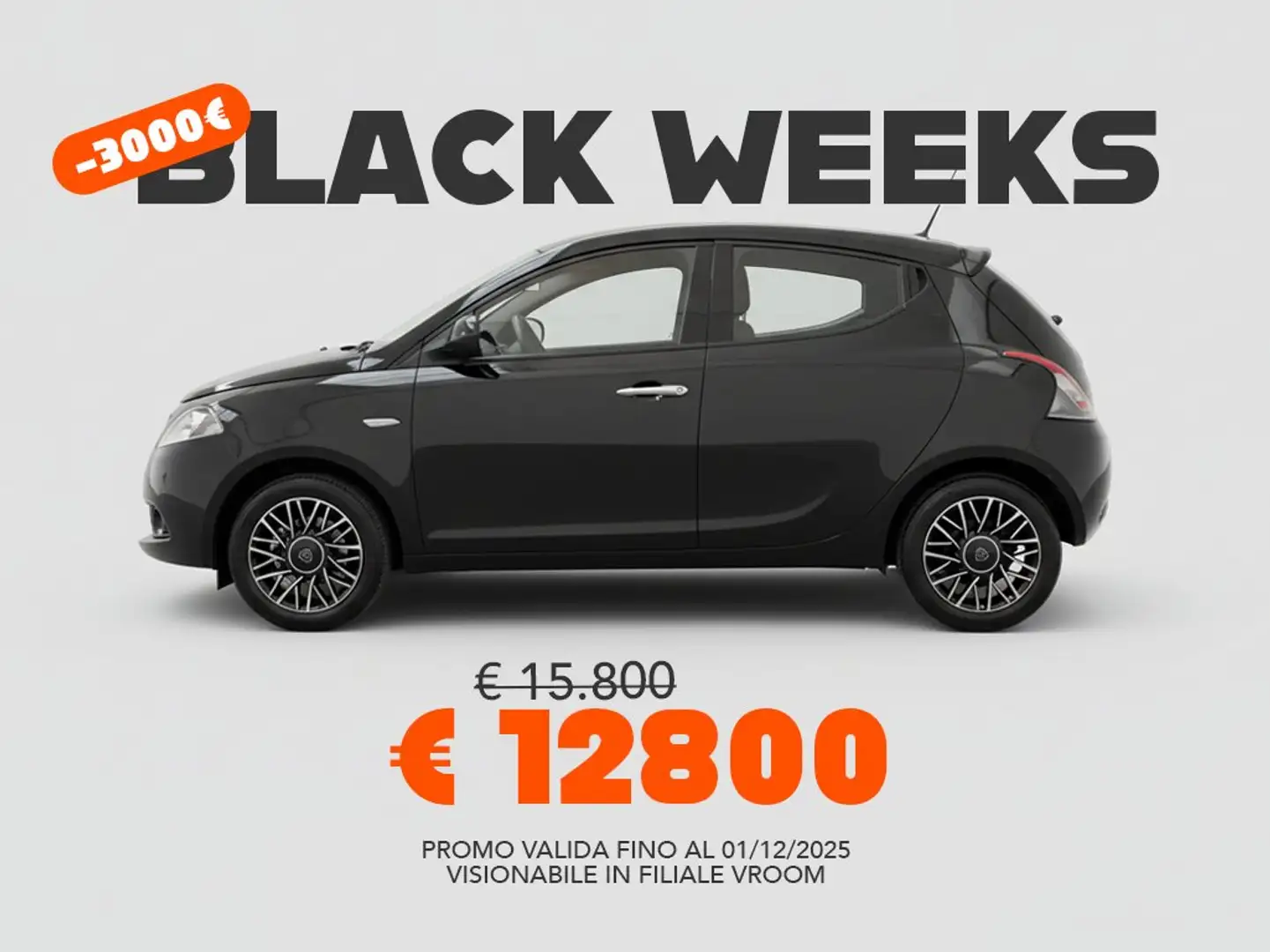 Lancia Ypsilon Ypsilon 1.0 FireFly 5 porte S&S Hybrid Platino Noir - 1