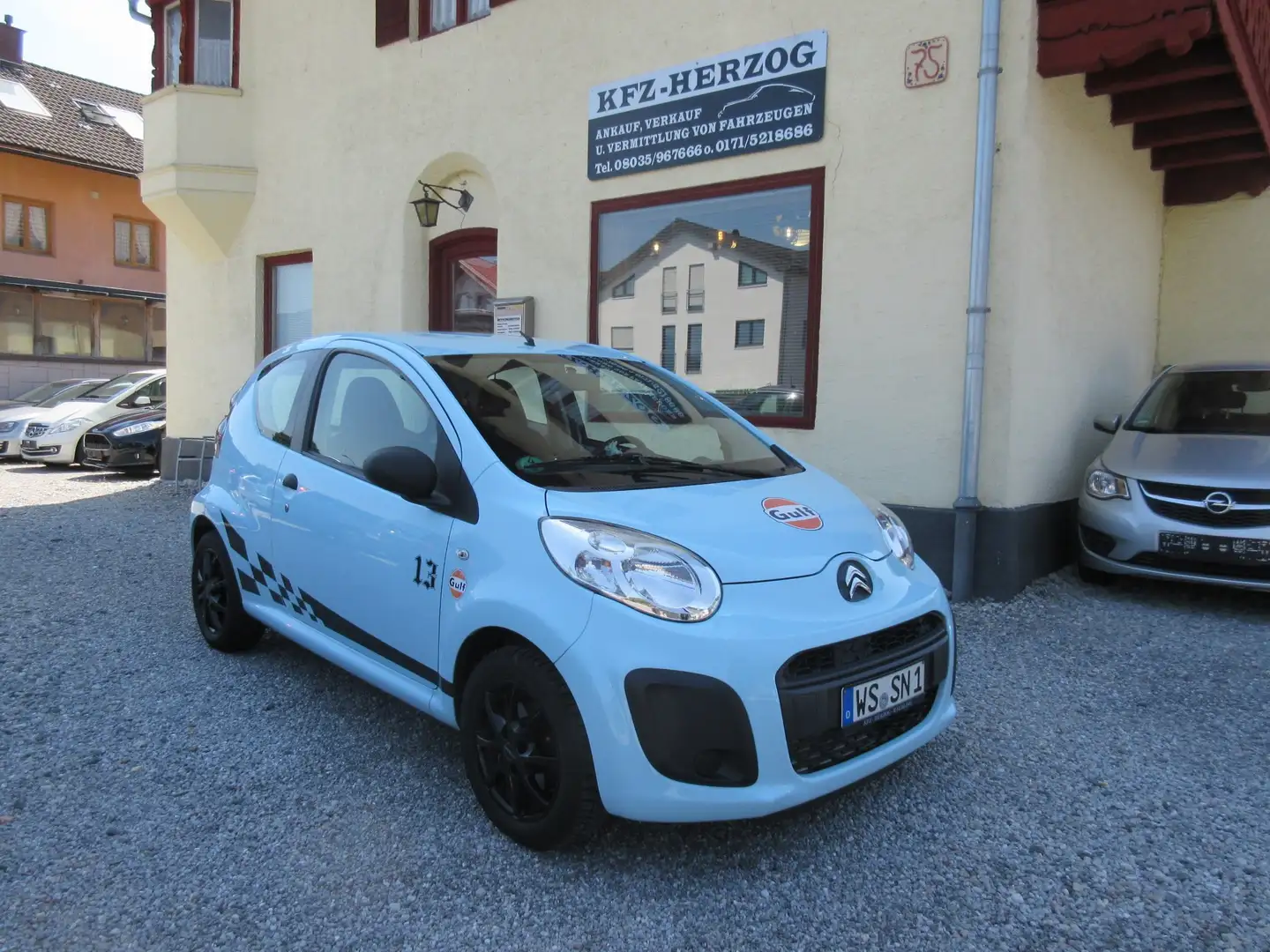 Citroen C1 1.0 Servo  Alufelgen nur 99500km TÜV - neu!! Blau - 2