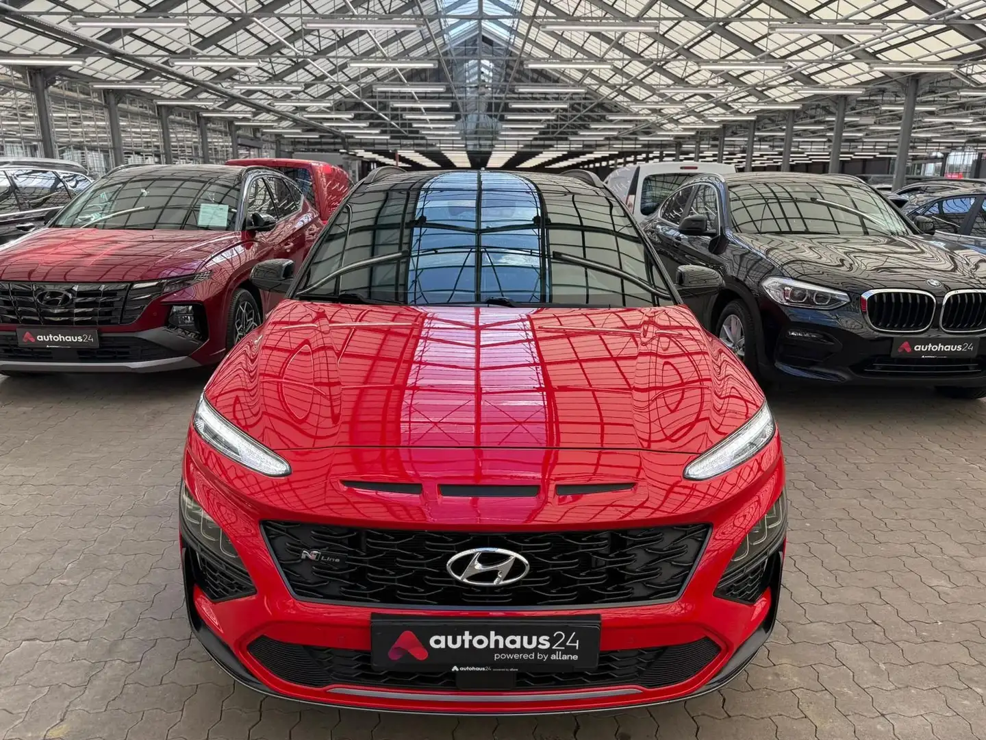 Hyundai KONA 1.6 T-GDI N Line LED|Navi|Kamera|ACC|Sitzhz Zwart - 2
