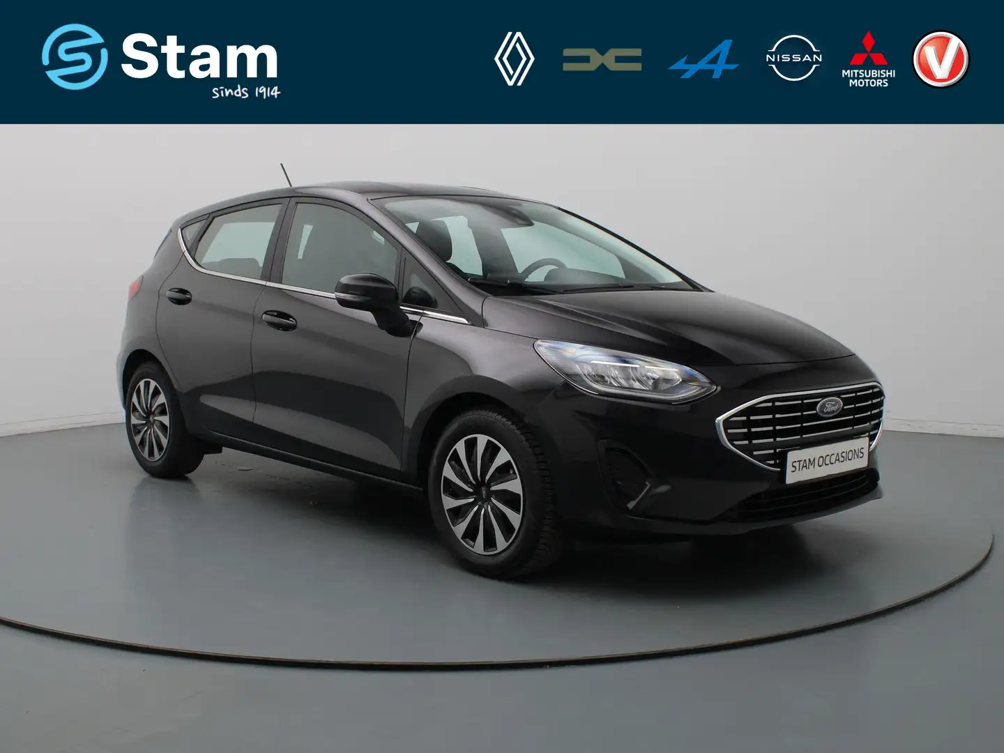 Ford Fiesta 125pk EcoBoost Hybrid Titanium Cruise | Climate | Noir - 1