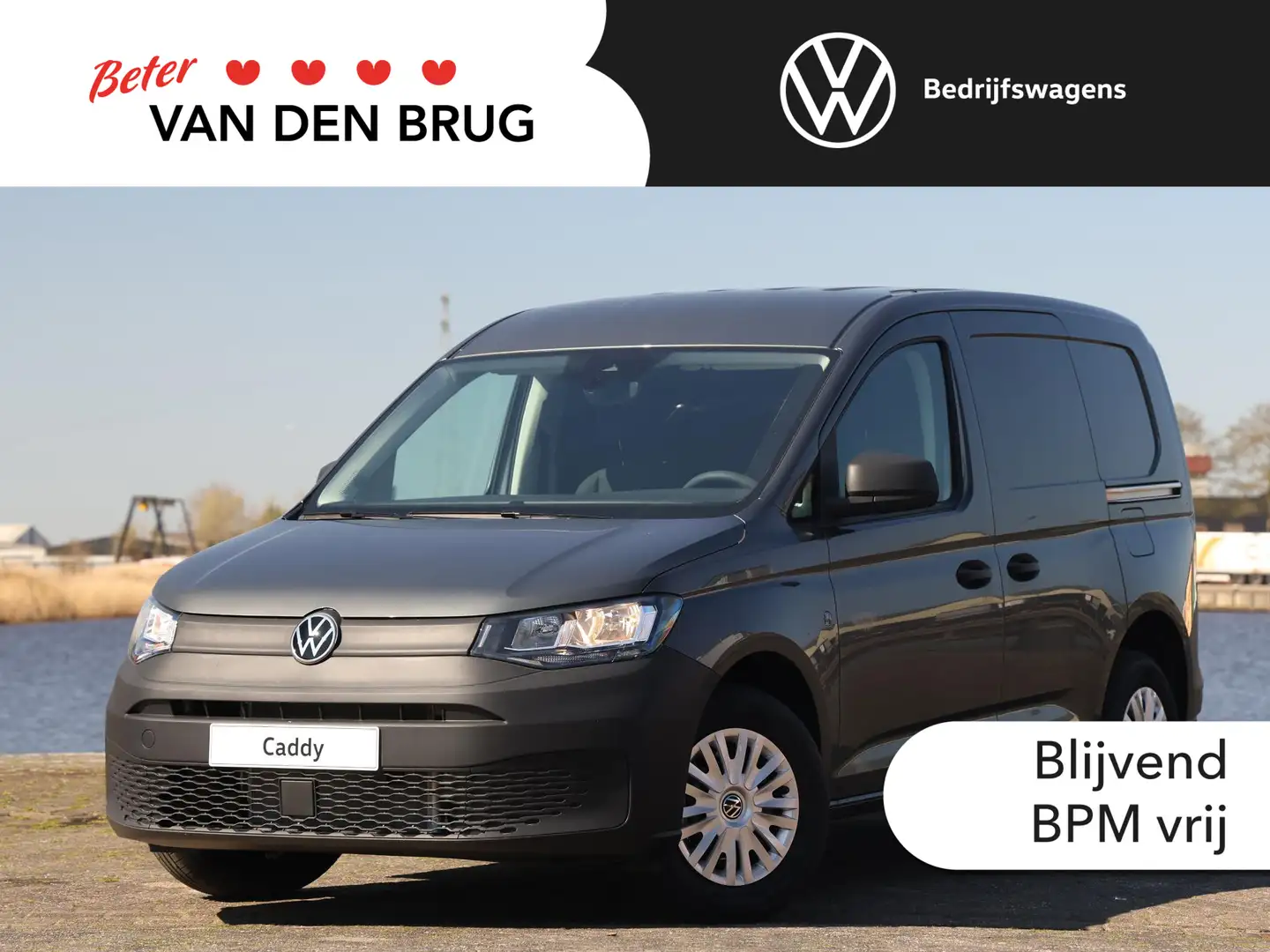 Volkswagen Caddy Cargo 2.0 TDI 75PK Comfort | Dubbele Schuifdeur | Gris - 1
