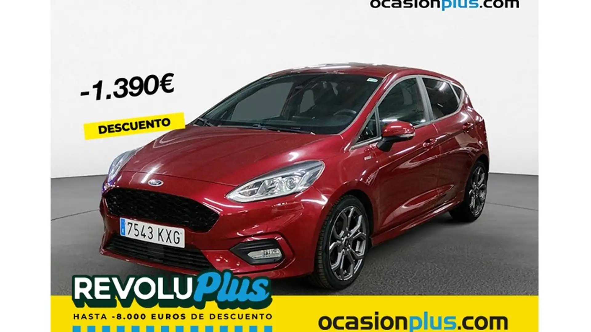 Ford Fiesta 1.0 EcoBoost S/S ST Line 140 Rouge - 1