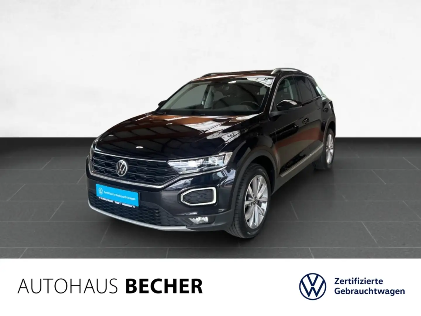 Volkswagen T-Roc 2.0 TDI DSG Style /AHK/CarPlay/Pano/ACC Schwarz - 1
